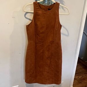 Banana Republic, size 4, tannish/brown, suede dress